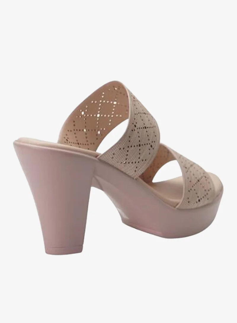 Michelle Morgan Beige 092-3063 Michelle Morgan Ladies High Heel Sandals 514RC518 Beige for Women | Best Price UAE