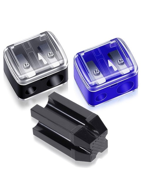 3 Pack Makeup Pencil Sharpener 4 In 1 Eyebrow Makeup Sharpening Tool Duckbill Shape Eyebrow Pencil Sharpener Travel-Friendly Cosmetic Pencil Sharpener Set