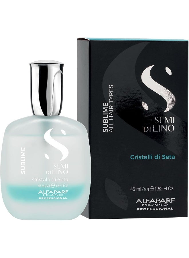 Alfaparf Milano Semi Di Lino Sublime Cristalli di Seta (All Hair Types) 45ml/1.52oz - Image 2