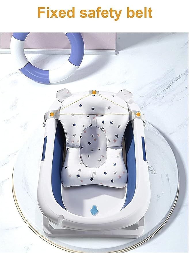 إيروريكس وسادة حمام للأطفال حديثي الولادة قابلة للتعديل، وسادة استحمام للأطفال الرضع، وسادة ناعمة غير قابلة للانزلاق - Image 4