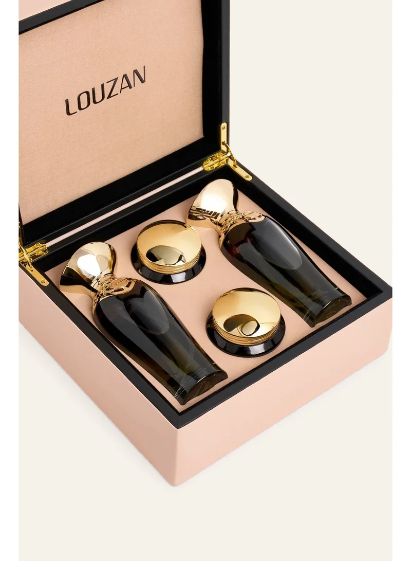 لوزان طقم هدايا لوزان إيسنس رويال – عطران 200 مل، عود معطر 22 جم ودخون 30 جم
