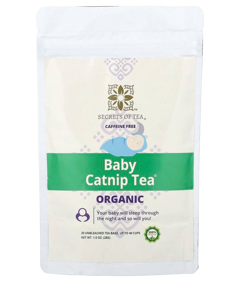 Organic Baby Catnip Tea® Caffeine Free 20 Unbleached Tea Bags 1 oz (28 g)