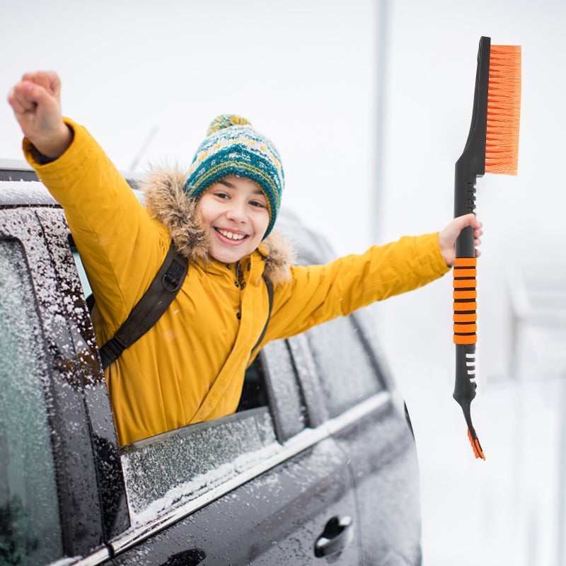 Detachable Snow Brush Multi-functional Ice Snow Scraper Car Use Snow Brush - Image 1