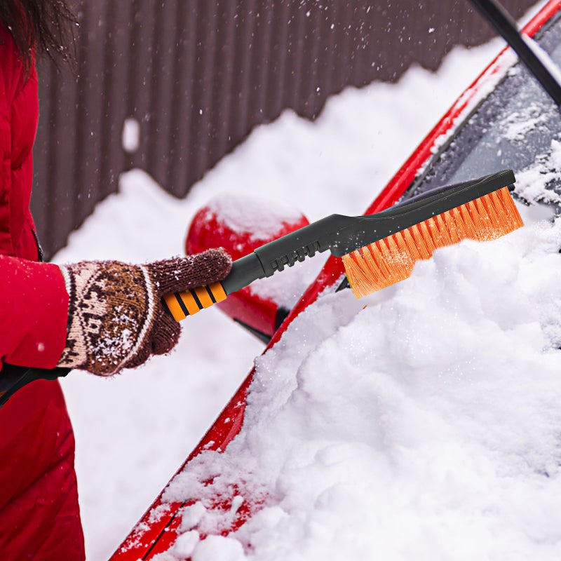 Detachable Snow Brush Multi-functional Ice Snow Scraper Car Use Snow Brush - Image 4