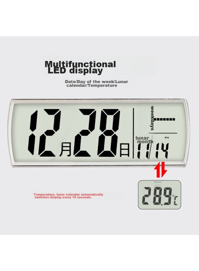 Compas Wall Clock For Living Room, Perpetual Calendar Wall Clock, Automatic Time Synchronization Radio-controlled Clock, D6219ay Gold, 35cm - Image 3