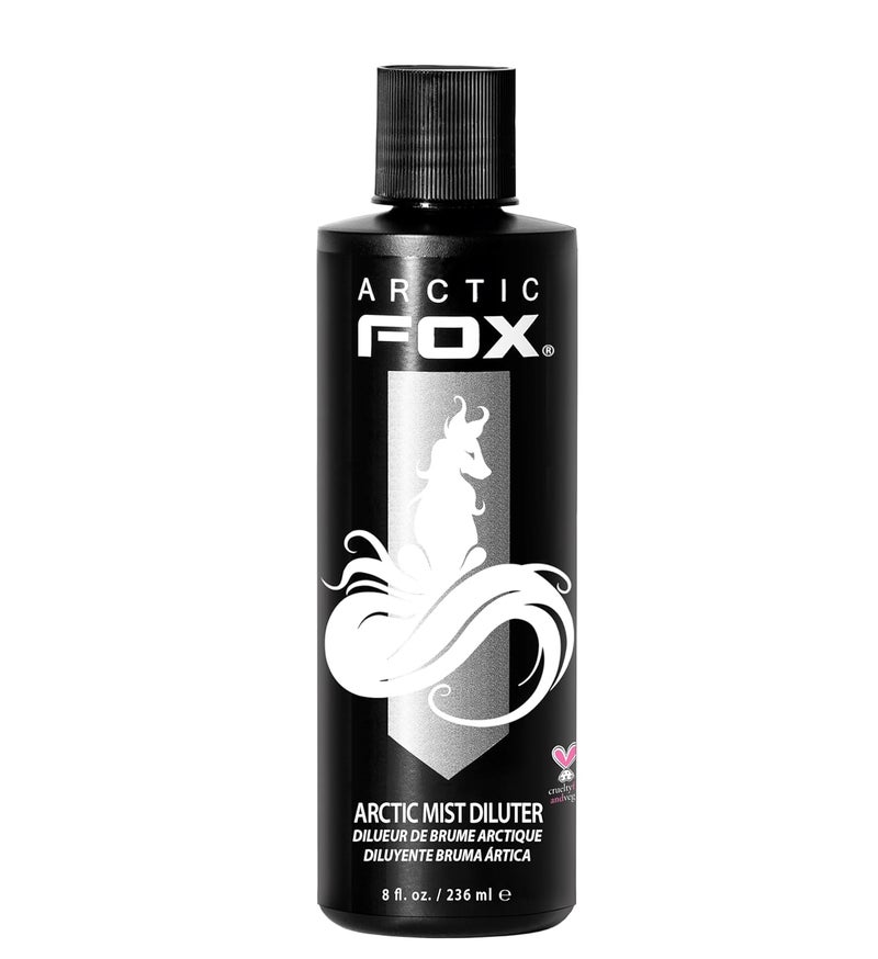 ARCTIC FOX Vegan and CrueltyFree SemiPermanent Hair Color Dye 8 Fl Oz ARCTIC MIST DILUTER