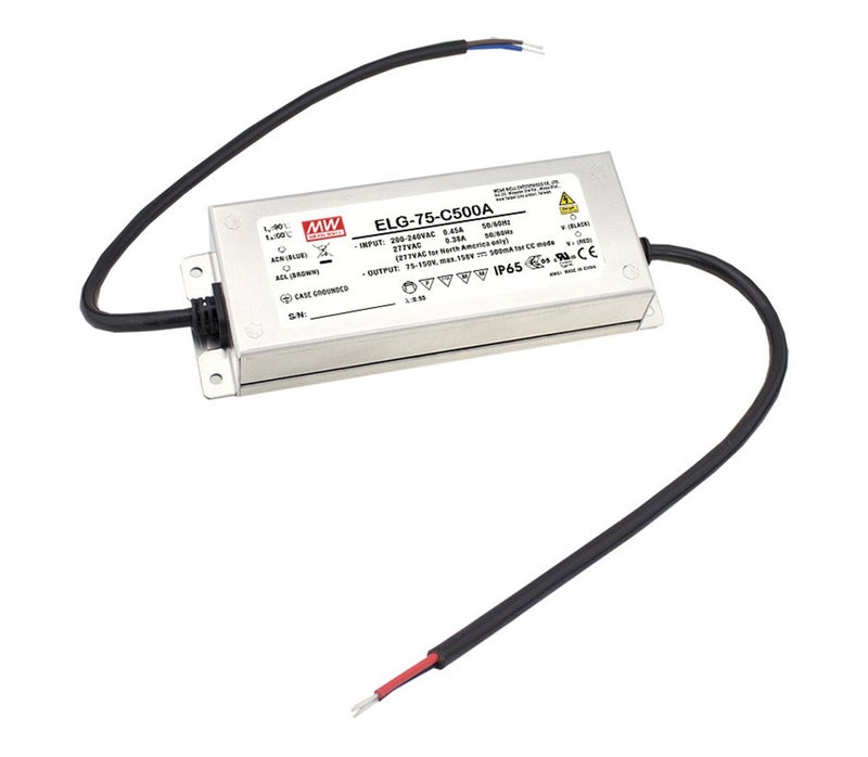 Mean Well ELG 75W 71V 1050mA Single Output LED Driver Power Supply with PFC - Image 1