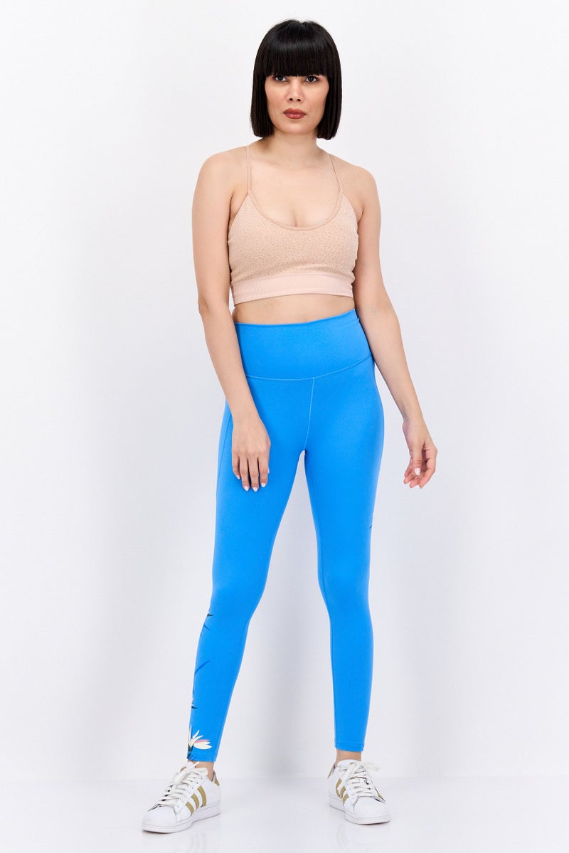 Adidas Women Sportswear Fit Training Legging, Blue - Image 4