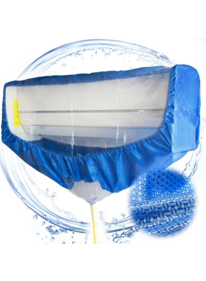 Air Conditioner Cleaning Cover Waterproof Dustproof Cover with 2.8M Water Pipe Cleaning Protector Bag for Household Air Conditioner (2P-3P)  - Image 1