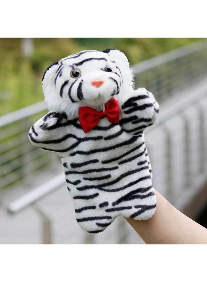 New Style Bow Tie Bunny Hand Figure Doll Teaching Toy Gloves Children Early Education Storytelling Parent-child Comfort Plush Doll  - Image 1