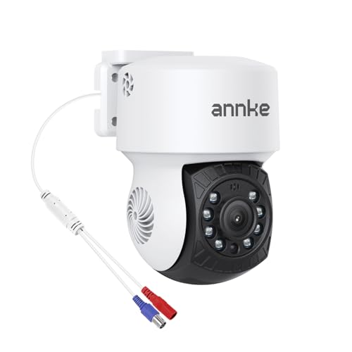 ANNKE 1080P 2MP AHD CCTV Home Surveillance Dome PT Wired Camera with 350° pan and 90° tilt, 100ft IR Night Vision, IP65 Weatherproof Security Add–On Cam for Outdoor Use, Wide Compatibility - APT200 - Image 1