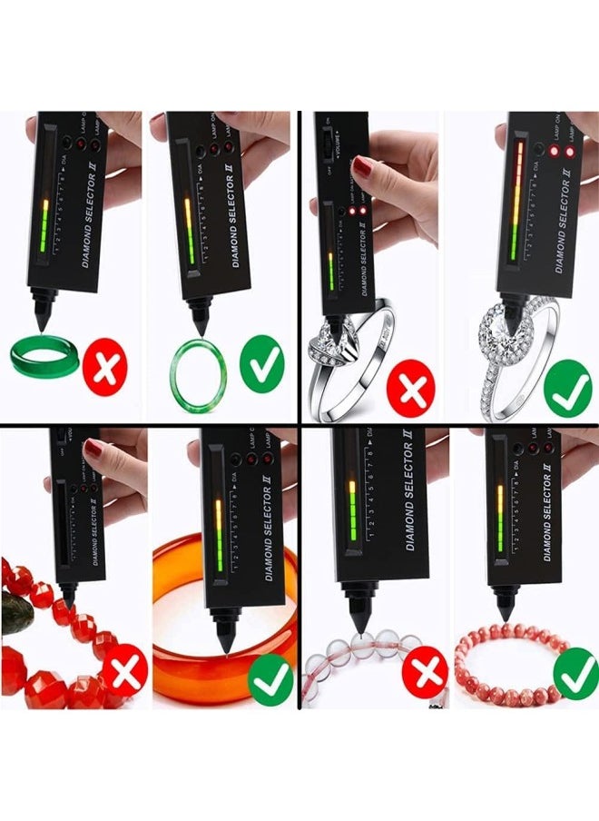 Dimond Test Pen Professional, Diamond Tester Diamond Tester Diamond Detector Selector, Gems Stone Hardness Test Tool Diamond Testers