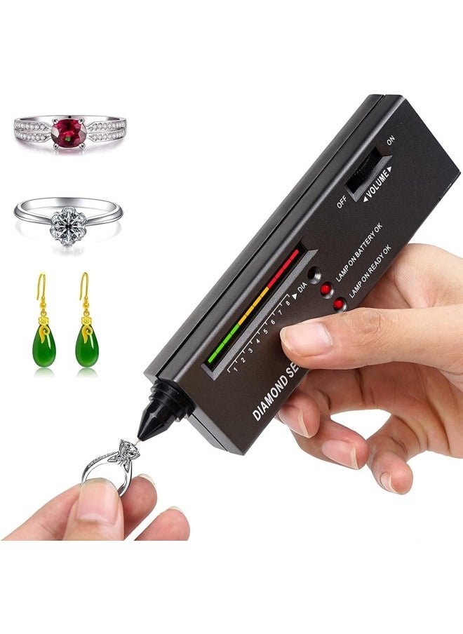 Dimond Test Pen Professional, Diamond Tester Diamond Tester Diamond Detector Selector, Gems Stone Hardness Test Tool Diamond Testers