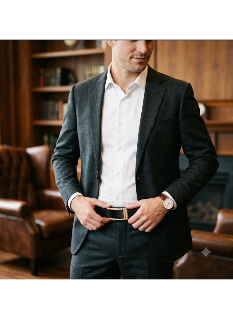 Imported exquisite men's belt buckle, made of durable, high-quality metal, can be attached and removed with all types of belts - Image 3