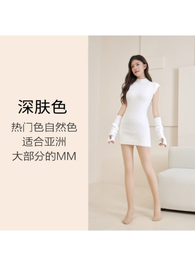 Aohang Bare Leg Magic For Autumn And Winter: Ultra-natural Nude Feel Stockings For Women, Double-layer Detachable And Replaceable Leggings And Pantyhose