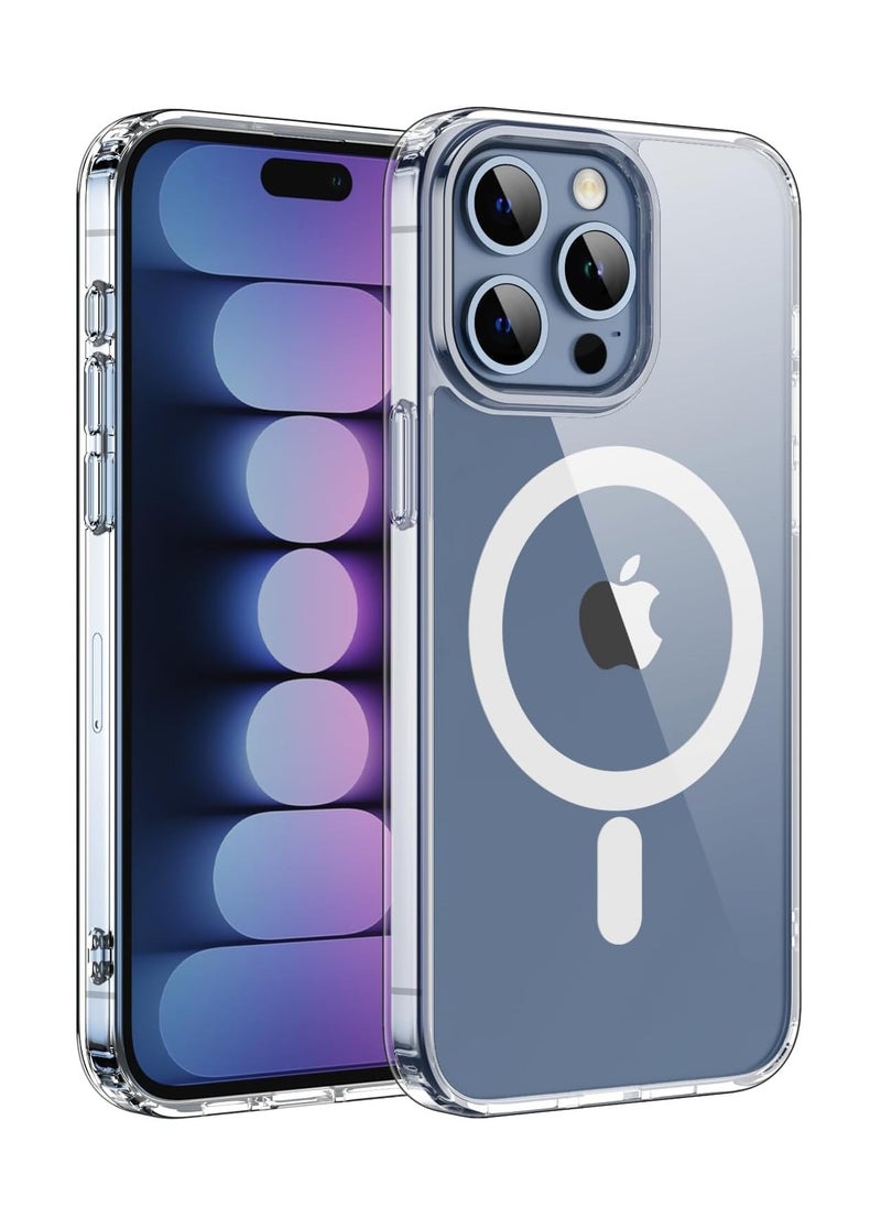 Case for Iphone 15 Pro Max Case, Magsafe Phone Case Supports Magnetic Wireless Charging, Shockproof Military-Grade Protection, Scratch-Resistant Back, Classic Hybrid Cover for Iphone 15 Pro Max  - Image 1