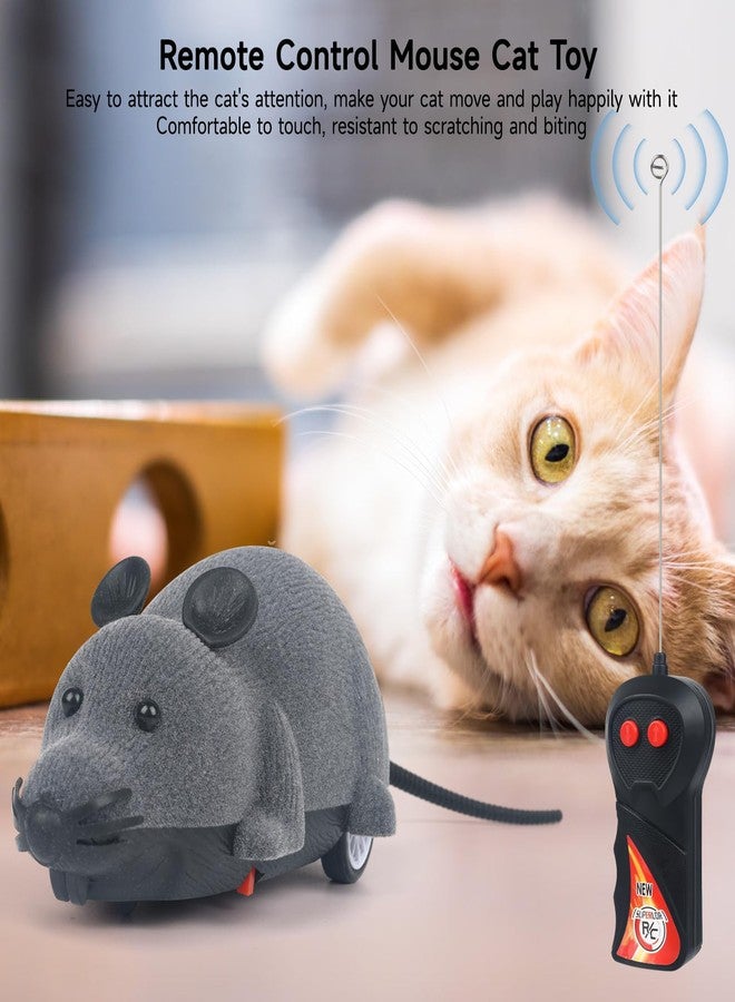LUVI Fusicase Toys,Fusicase Fashion Cool Style New Remote Control Rat Mouse Wireless Toy for Cat Kitten Dog Pet Novelty Gift Trick/Playing with Cat(Gray) - Image 5