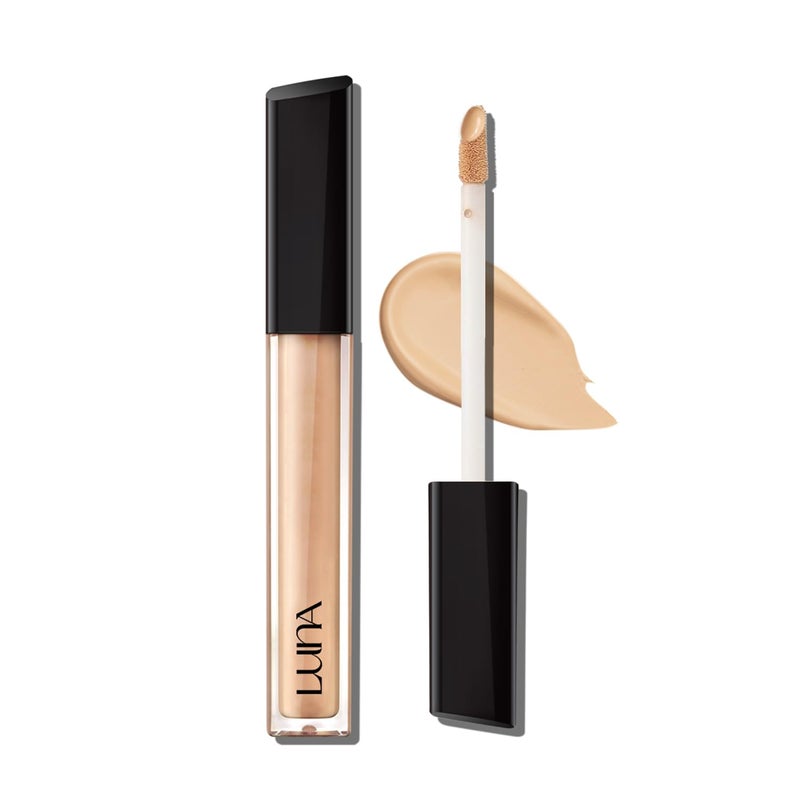 AK AEKYUNG LUNA LongLasting Tip Concealer CoverFit 04 Sand Full Coverage for Under Eye Dark Circles Fine Lines Redness  Discoloration Korean Makeup 026 Fl Oz