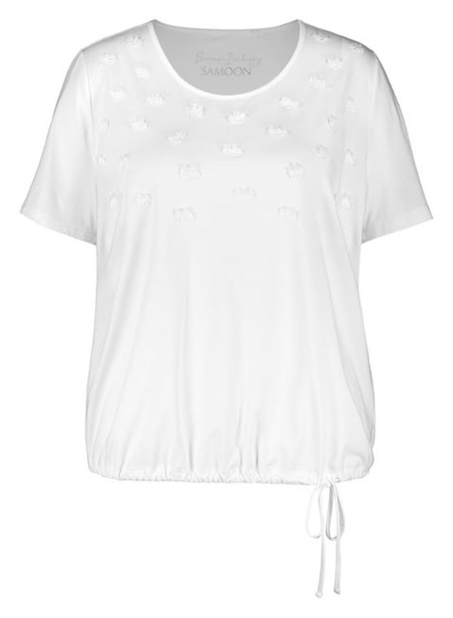 GERRY WEBER Short sleeve top with fringed details  - Image 3