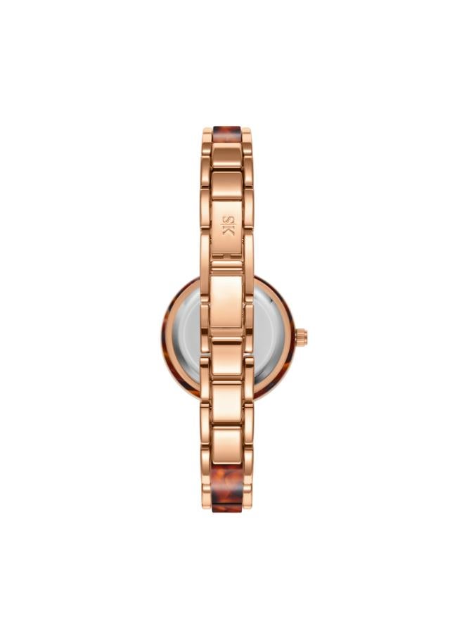 كينيث سكوت ساعة نسائية تناظرية من سبيكة وأسيتات بلاستيك - - . مم - Image 3