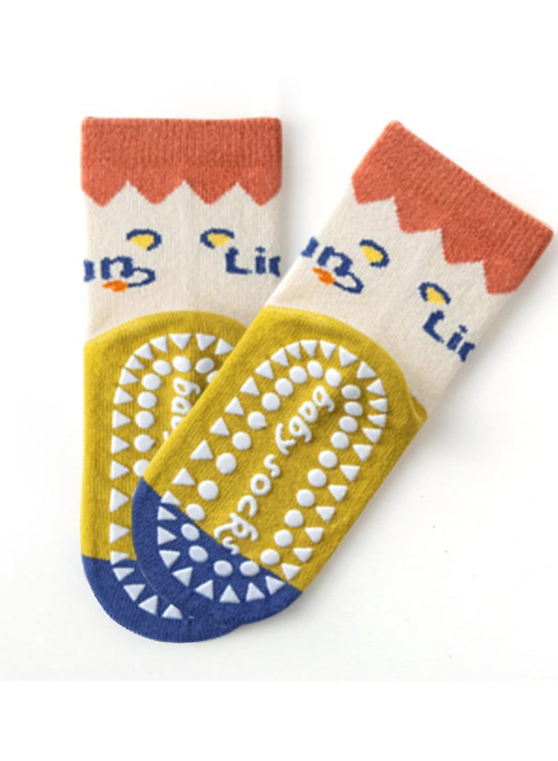 باك يحتوي علي 5 قطع شراب قطن بسيليكون مانع للانزلاق للاطفال  - Image 2