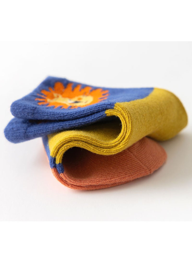 باك يحتوي علي 5 قطع شراب قطن بسيليكون مانع للانزلاق للاطفال  - Image 4