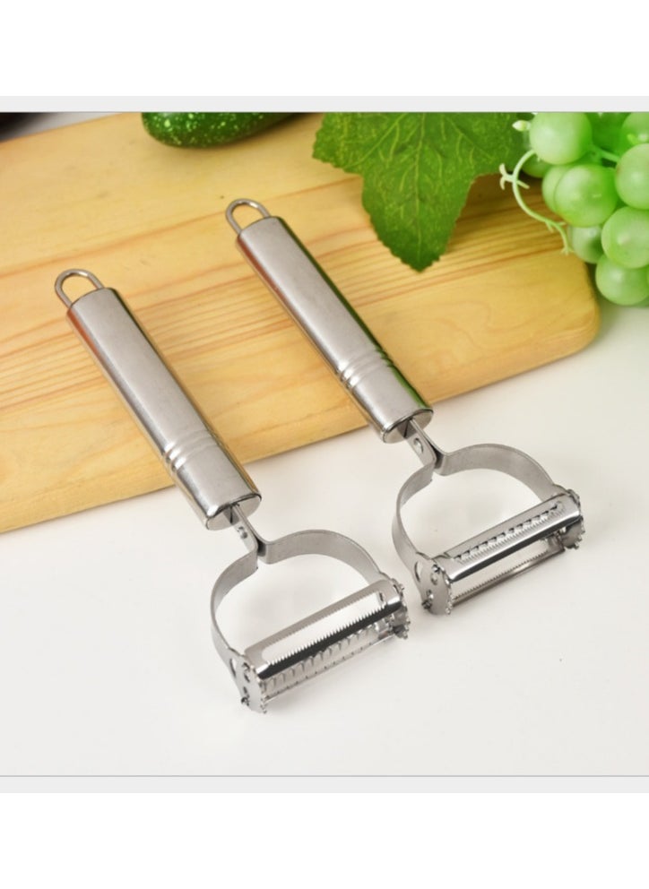 Generic - Stainless steel peeling knife, household multi-function peeling knife, fruit, vegetable, melon, potato peeling tool - Image 1