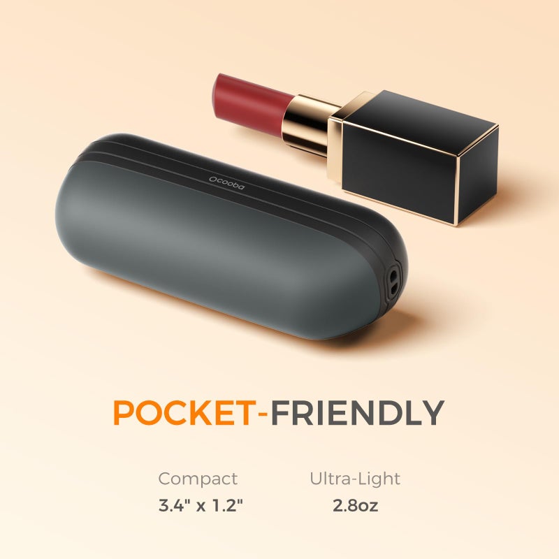 OCOOPA أوكوبا 2 في 1 دفّاءات يد مغناطيسية قابلة لإعادة الشحن، UT2s دفّاءات يد كهربائية صغيرة 2 عبوة، USB-C مقسّم، سخان جيب محمول قابل لإعادة الاستخدام، رينود، جولف، عيد الميلاد، هدايا تقنية للنساء والرجال - Image 2