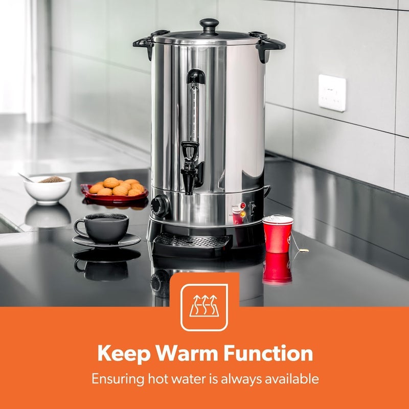 Electric Water Boiler, Stainless Steel, 15.3L Capacity, Large Volume Hot Water Dispenser - Image 4