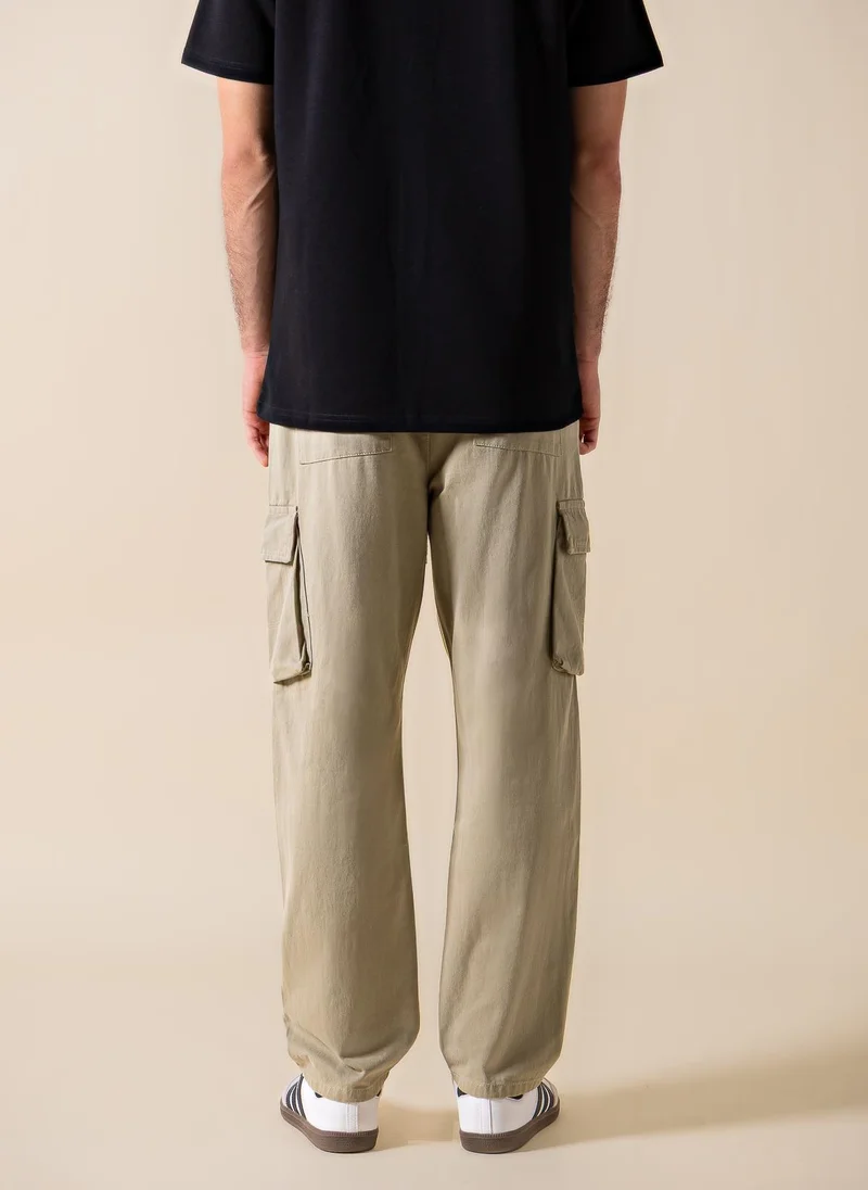 SHAPES WASHED SOFT CARGO TROUSERS
