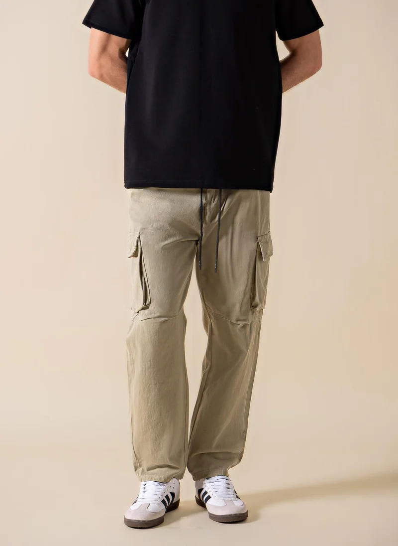 SHAPES WASHED SOFT CARGO TROUSERS
