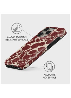 BURGA iPhone 16 Pro Max Case, 2 Piece Hard Shell + TPU Interior, Shock Absorption, All Port Accessible, Raised Bezel For Screen & Camera Protection, Never Fading HQ Print, Tease Me  - Image 3
