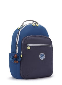 kipling Seoul Kids School Backpack with Tablet Protection Fantasy Blue Block  - Image 4