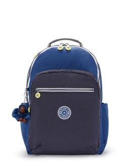 kipling Seoul Kids School Backpack with Tablet Protection Fantasy Blue Block  - Image 1