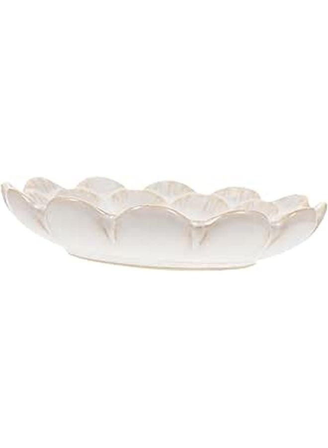 Vintage Ceramic Snack Plate For Sauces And Appetizers Kitchen Dish - Image 1