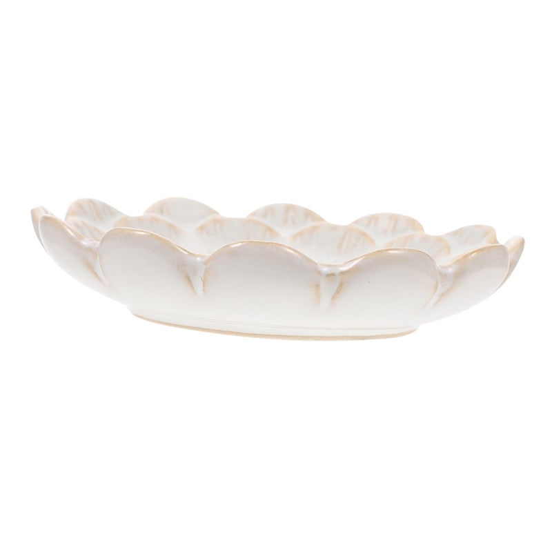 Vintage Ceramic Snack Plate For Sauces And Appetizers Kitchen Dish - Image 2