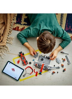 LEGO LEGO City F1 Pit Stop & Pit Crew with Ferrari Car 60443 Building Set (322 Pieces)  - Image 4