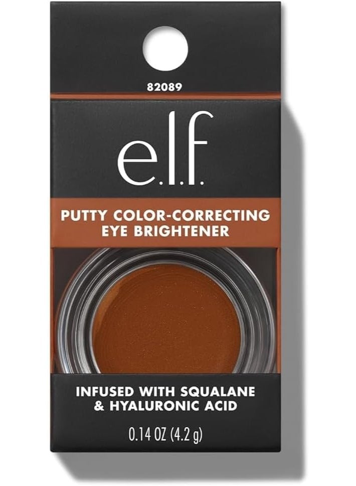 elf Putty Color-Correcting Eye Brightener, Under-eye Brightener & Primer Reduces Appearance Of Dark Circles,(Deep/Rich) - Image 4