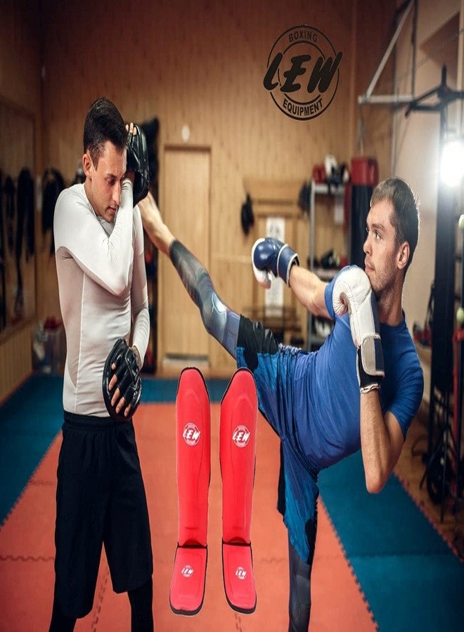 LEW Red Boxing/Kick-Boxing/MMA Training Shin Guard MMA - Image 4