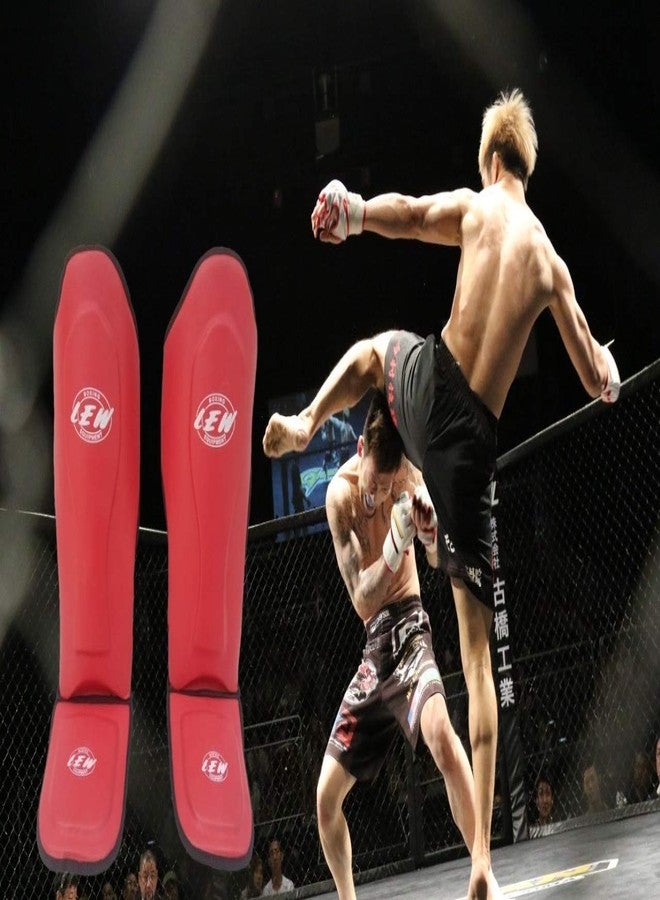 LEW Red Boxing/Kick-Boxing/MMA Training Shin Guard MMA - Image 3