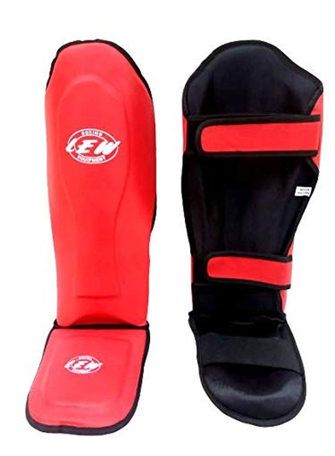 LEW Red Boxing/Kick-Boxing/MMA Training Shin Guard MMA - Image 2
