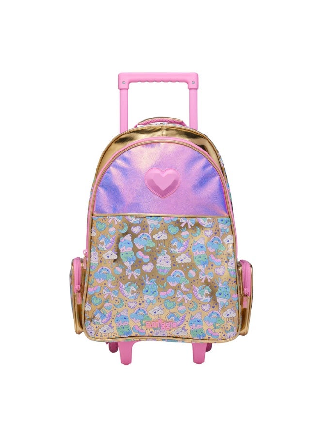 Smiggle Large Rolling Backpack from Australia - Student Travel Dual Shoulder Bag