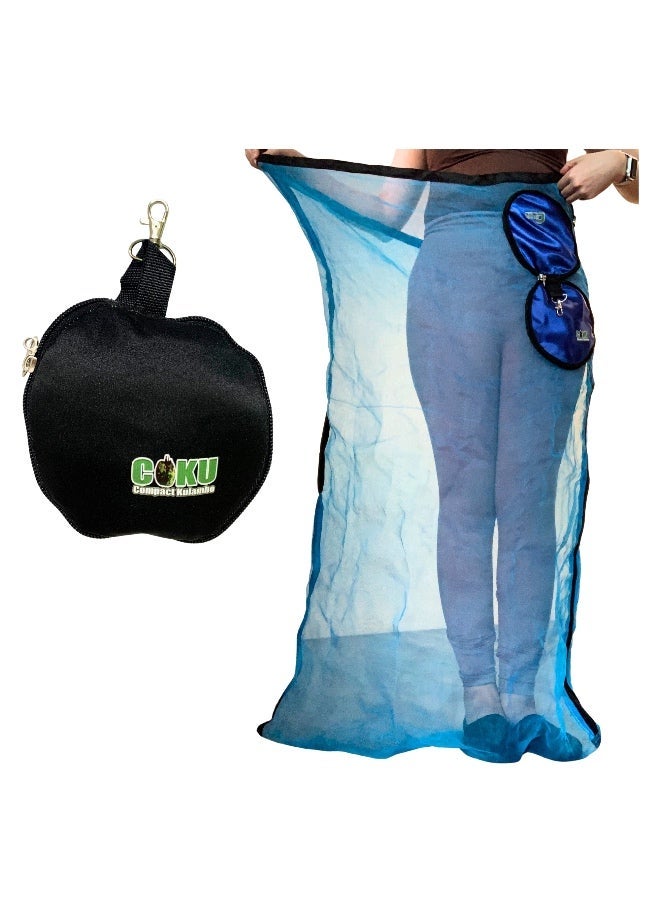 coku Compact Medium Kulambo Mosquito Net – Foldable, Portable, Easy Setup Insect Protection, Waist Length - Proudly Made in the Philippines - Image 1