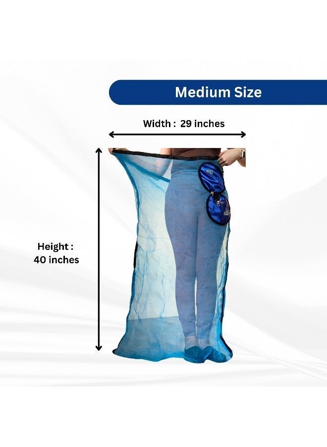 coku Compact Medium Kulambo Mosquito Net – Foldable, Portable, Easy Setup Insect Protection, Waist Length - Proudly Made in the Philippines - Image 4