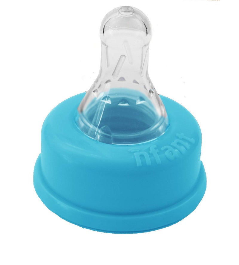 nfant 2X Standard Flow Nipple Blue 18mlmin 4Pack
