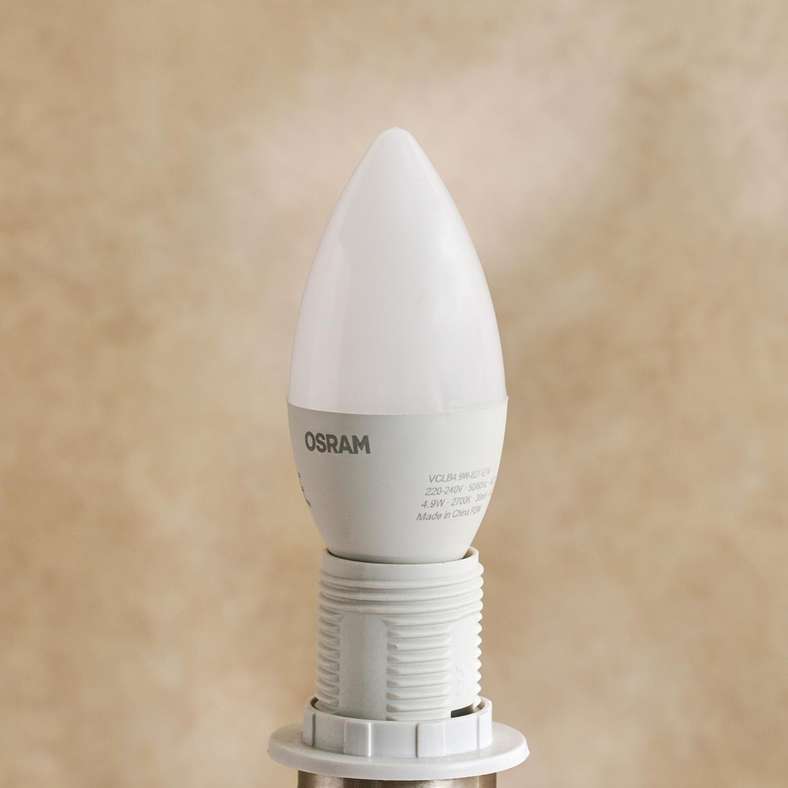 Pan Home OSRAM 4.9W E14 CANDLE BULB FROSTED WARM WHITE - 182ATG9900007 - Image 1
