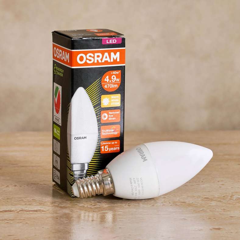 Pan Home OSRAM 4.9W E14 CANDLE BULB FROSTED WARM WHITE - 182ATG9900007 - Image 4