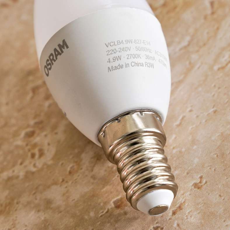 Pan Home OSRAM 4.9W E14 CANDLE BULB FROSTED WARM WHITE - 182ATG9900007 - Image 3