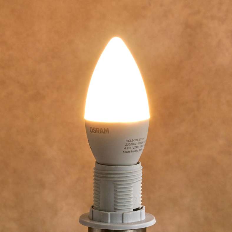 Pan Home OSRAM 4.9W E14 CANDLE BULB FROSTED WARM WHITE - 182ATG9900007 - Image 2