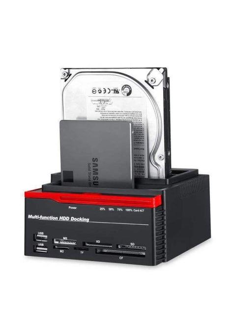 قاعدة قرص صلب ثلاثية الألواح 2.5 3.5 Sata/ide قرص صلب مقعد قارئ استنساخ محور الكمبيوتر الرقمي/صندوق الهاتف المحمول-اللون: 893U3 مقياس الولايات المتحدة-الولايات المتحدة